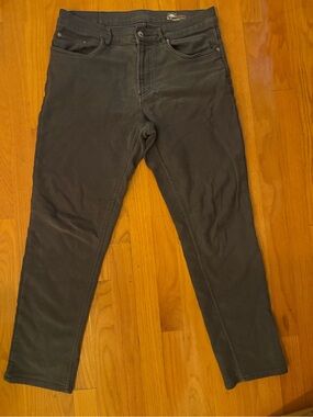 Faherty Men's Slim Jeans in Charcoal Black